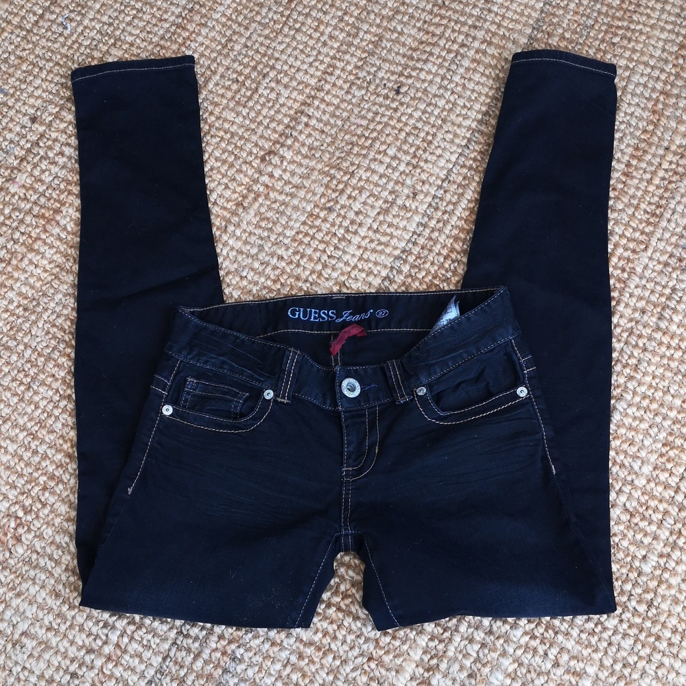 Guess skinny black jeans
